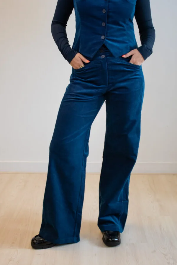 London trousers CC - petrol
