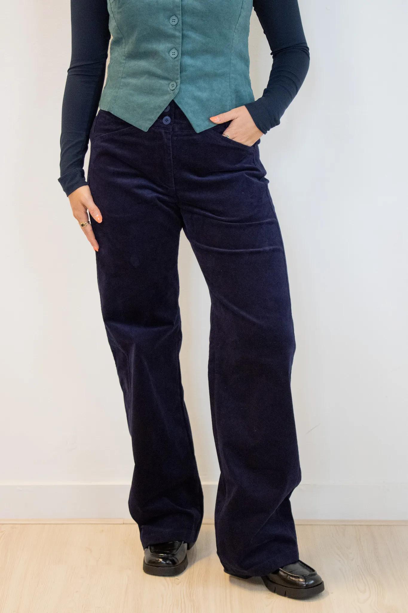 London trousers RBS - Donkerblauw