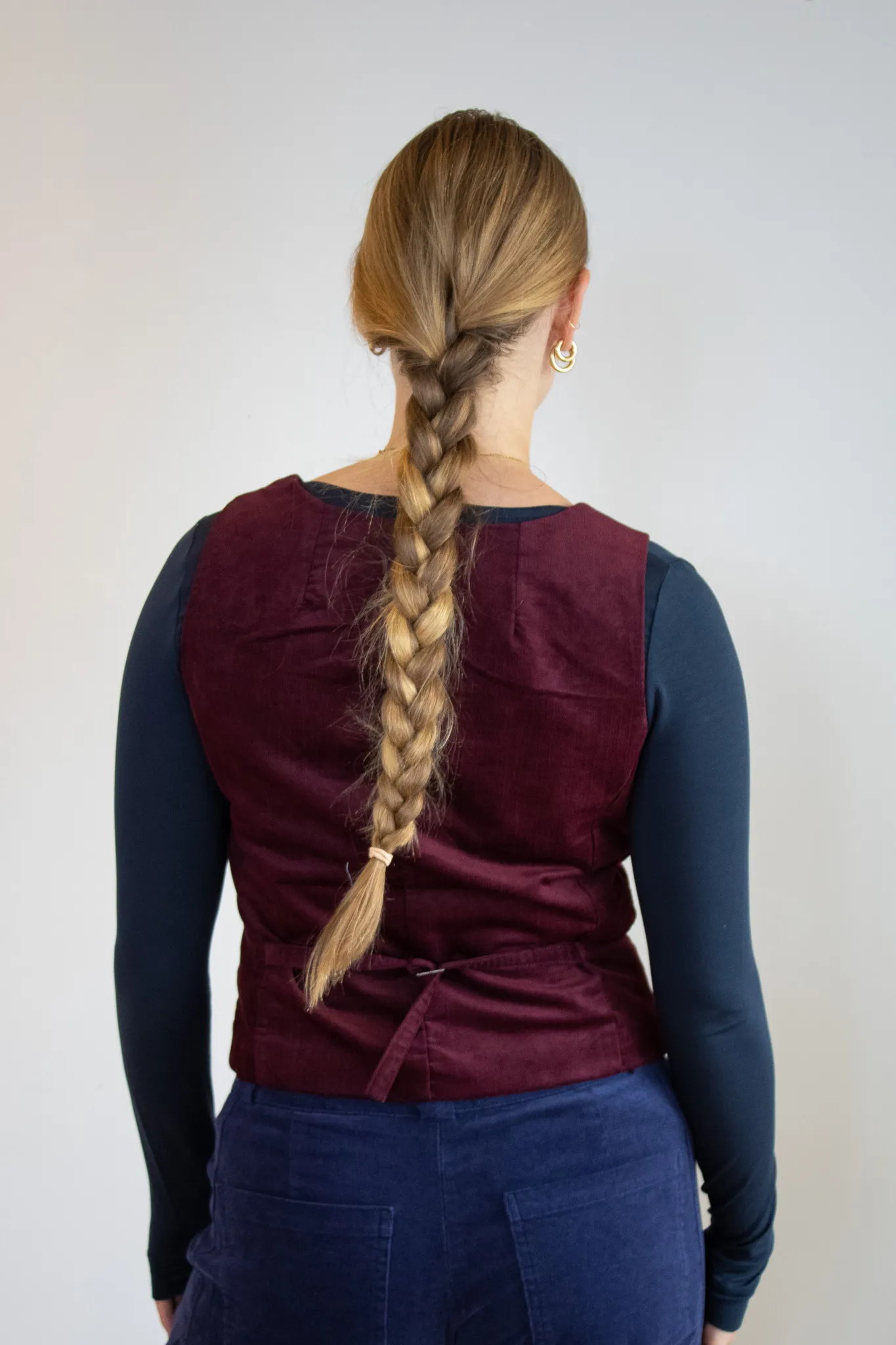 Assisi Gilet - Maroon - Afbeelding 3