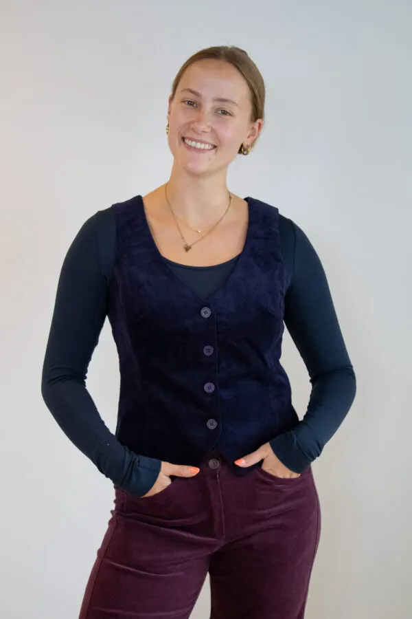 Assisi Gilet - Blauw