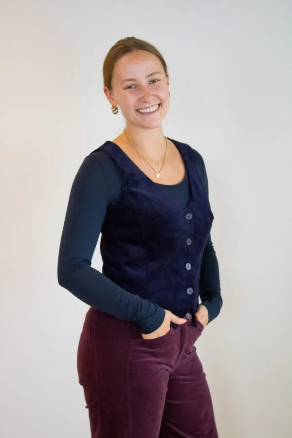 Assisi Gilet - Blauw