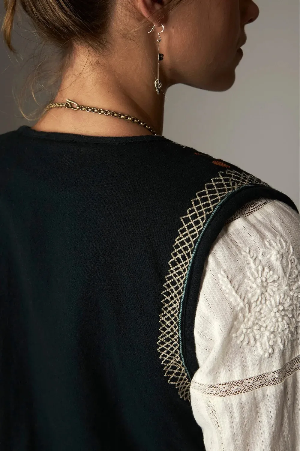 Gilet met borduursels - Print multi - Afbeelding 6