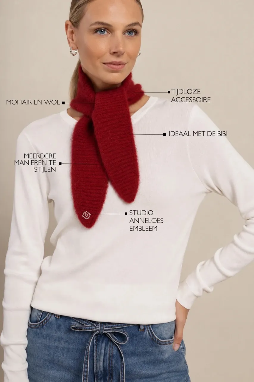 Sophia scarf - Rood - Afbeelding 3