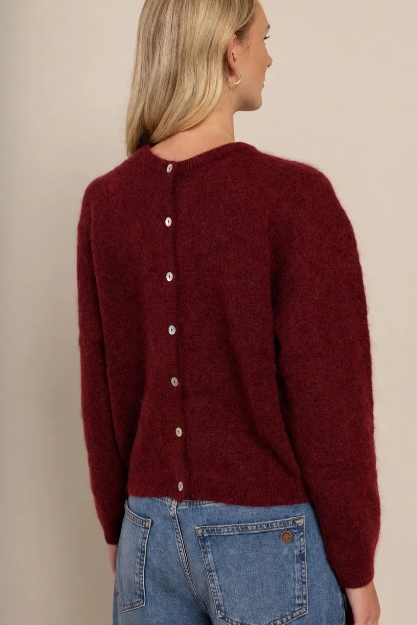 Bibi cardigan - Red Wine - Afbeelding 4