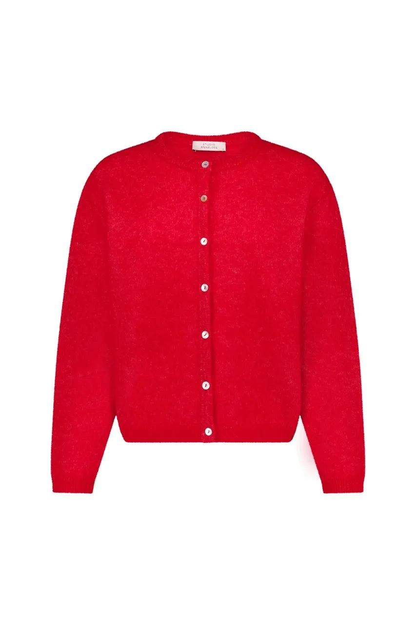 Bibi cardigan - Rood - Afbeelding 2