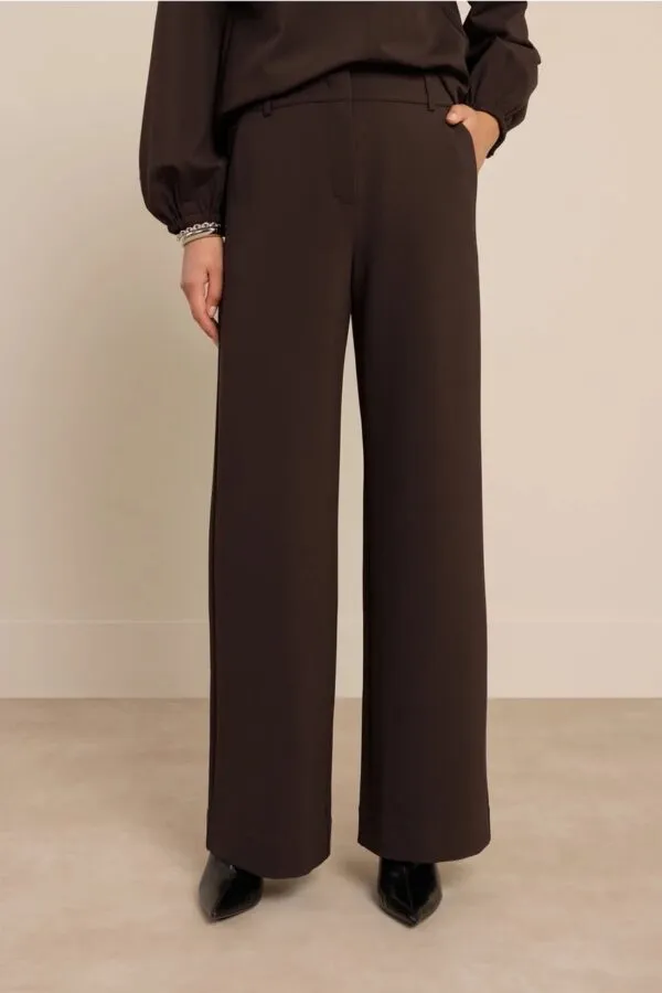 Luz twill trousers - Espresso