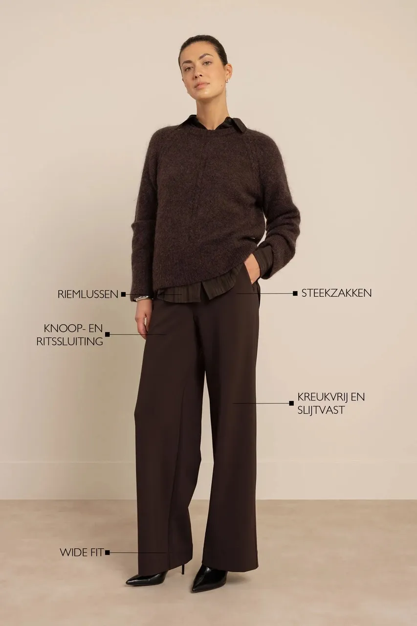 Luz twill trousers - Espresso - Afbeelding 4