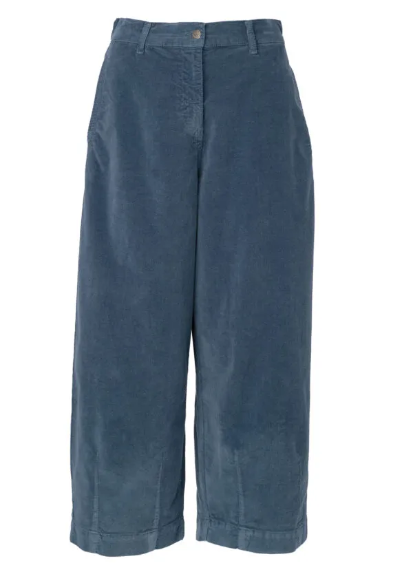 Ribcord 7/8 Trouser - Grijsblauw