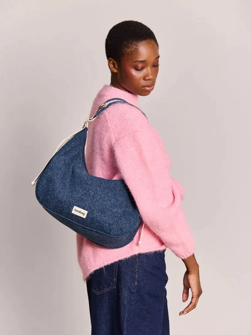 Bianca Hobo Bag - Denim