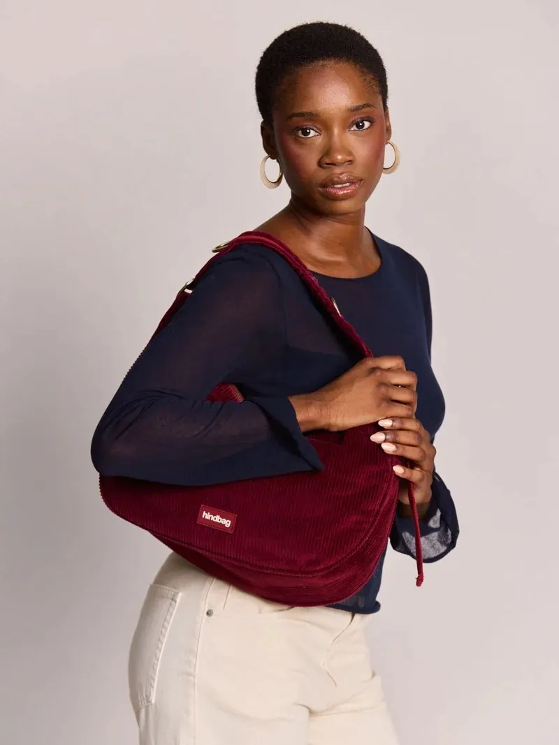 Bianca Hobo Bag - bordeaux rood - Afbeelding 3
