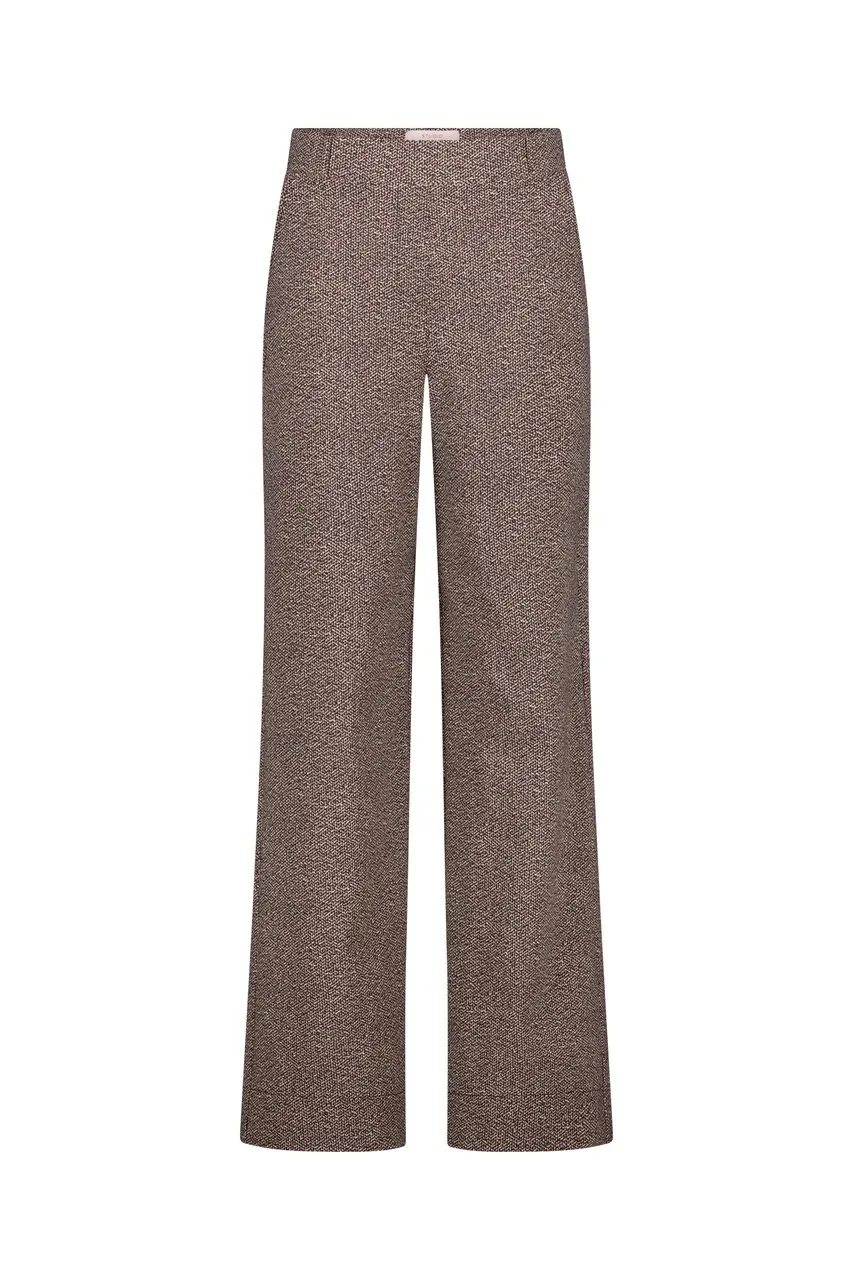Lexie tweed look trousers - Black/Kit - Afbeelding 3