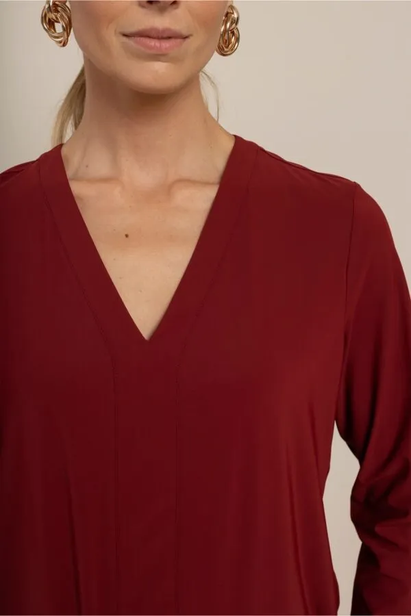 Ulla top - Red Wine