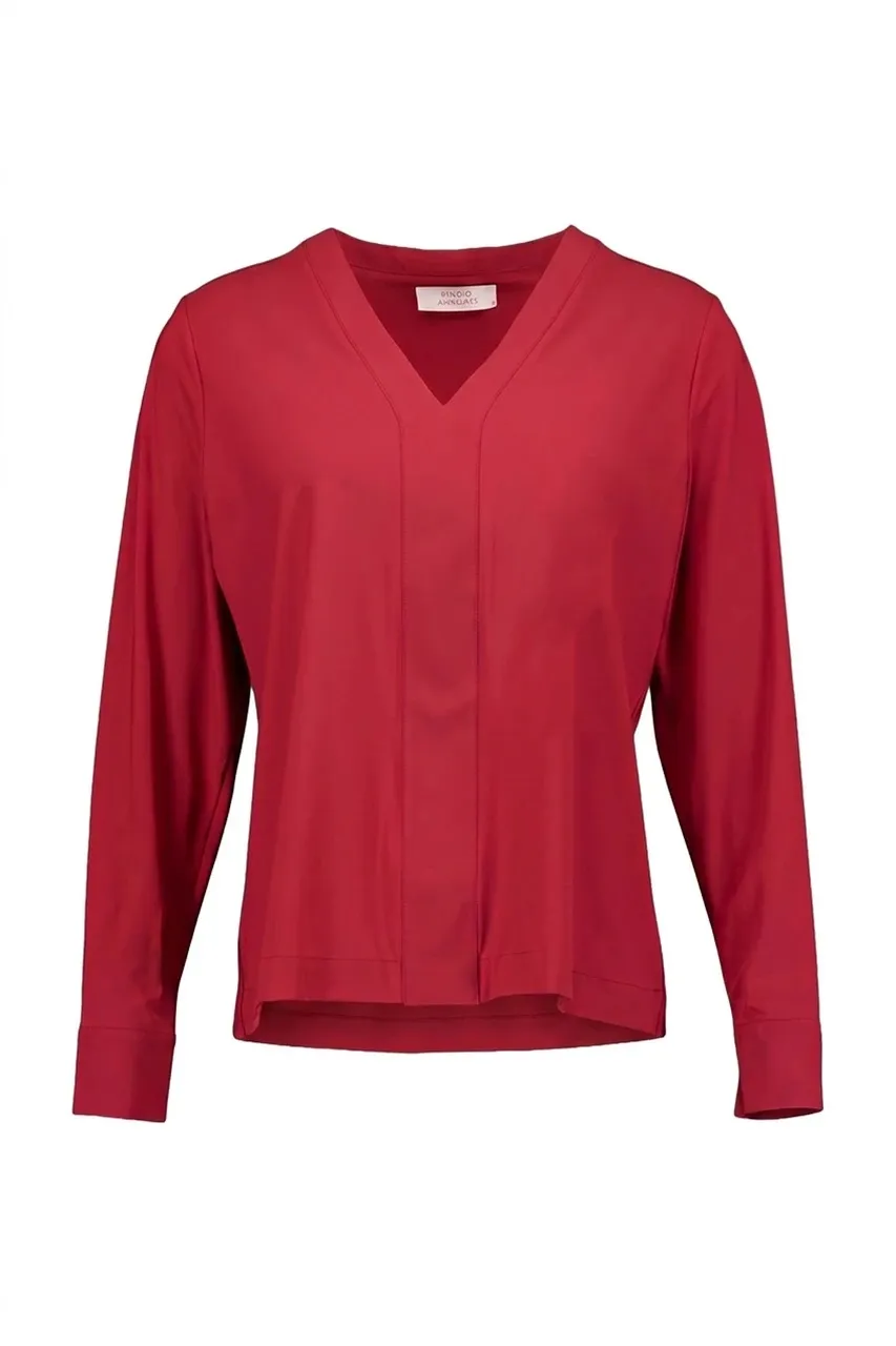 Ulla top - Red Wine - Afbeelding 3