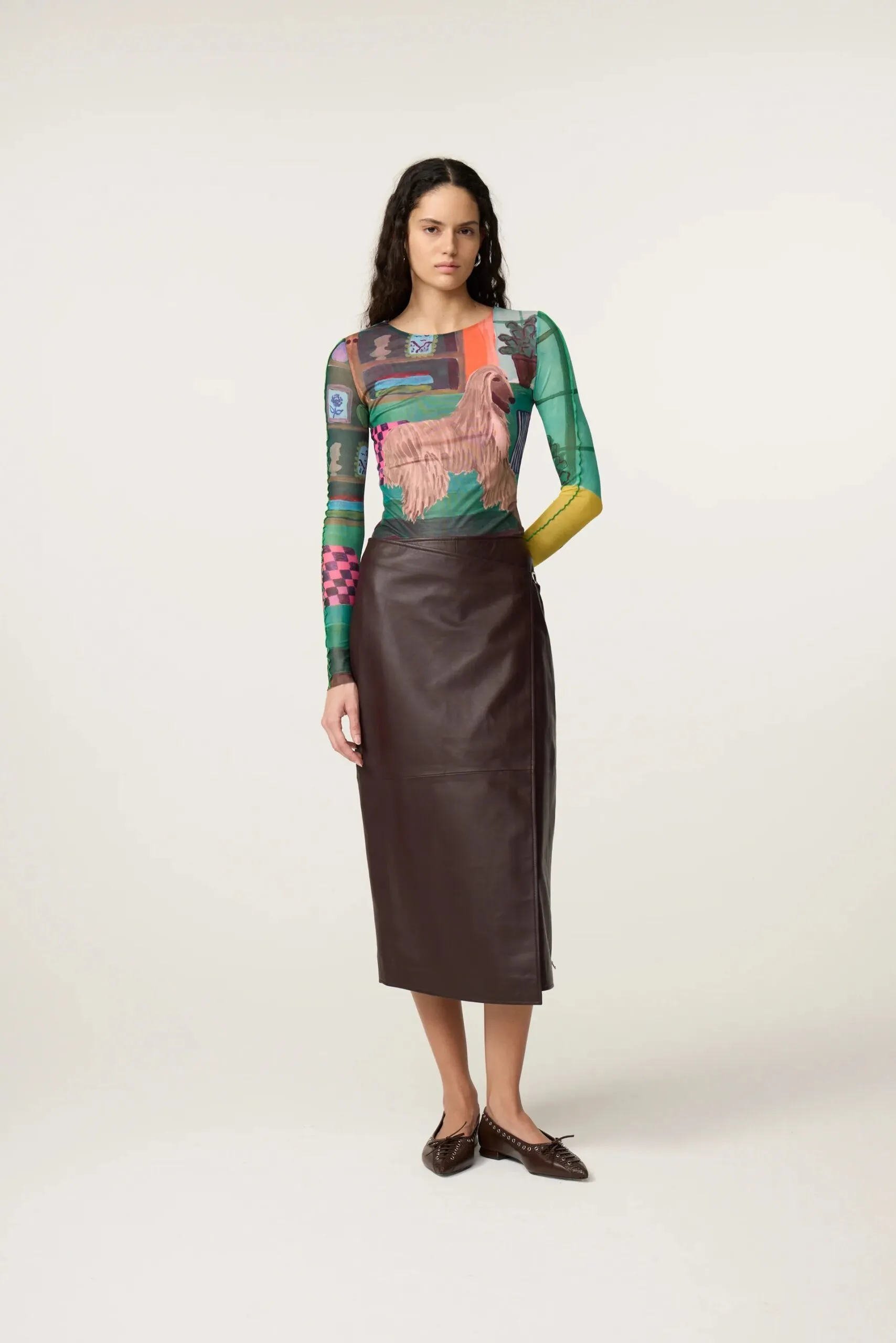 Jara Top - Deep Purple/Mandarin Orange - Afbeelding 4