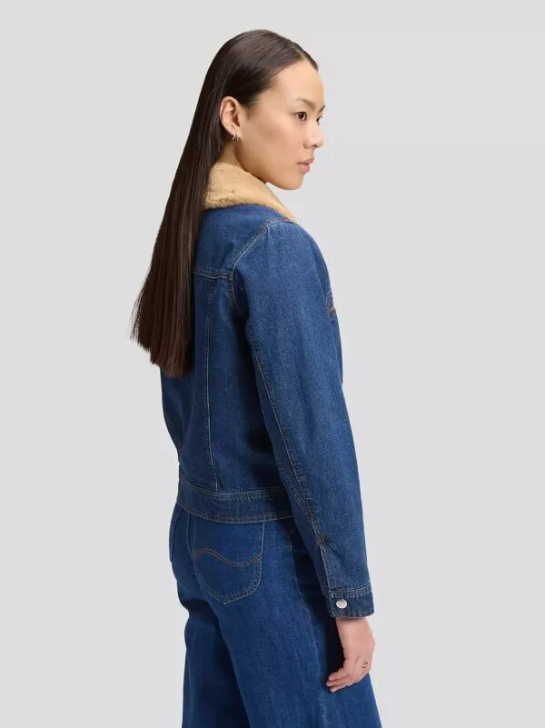 Zip Front Denim Jacket - LAUGH RIOT