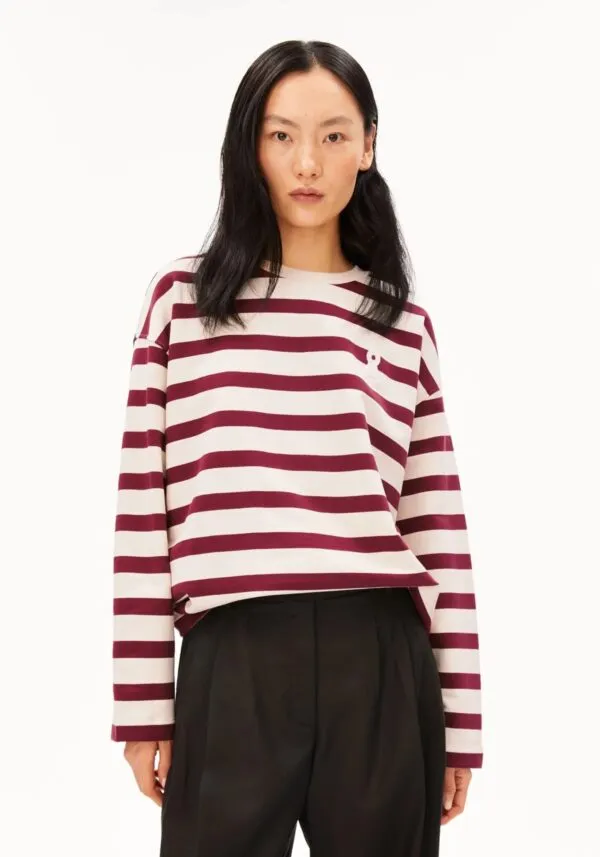 ICONIC Ã… FRANKAA BOLD SWEAT - Donkerrood