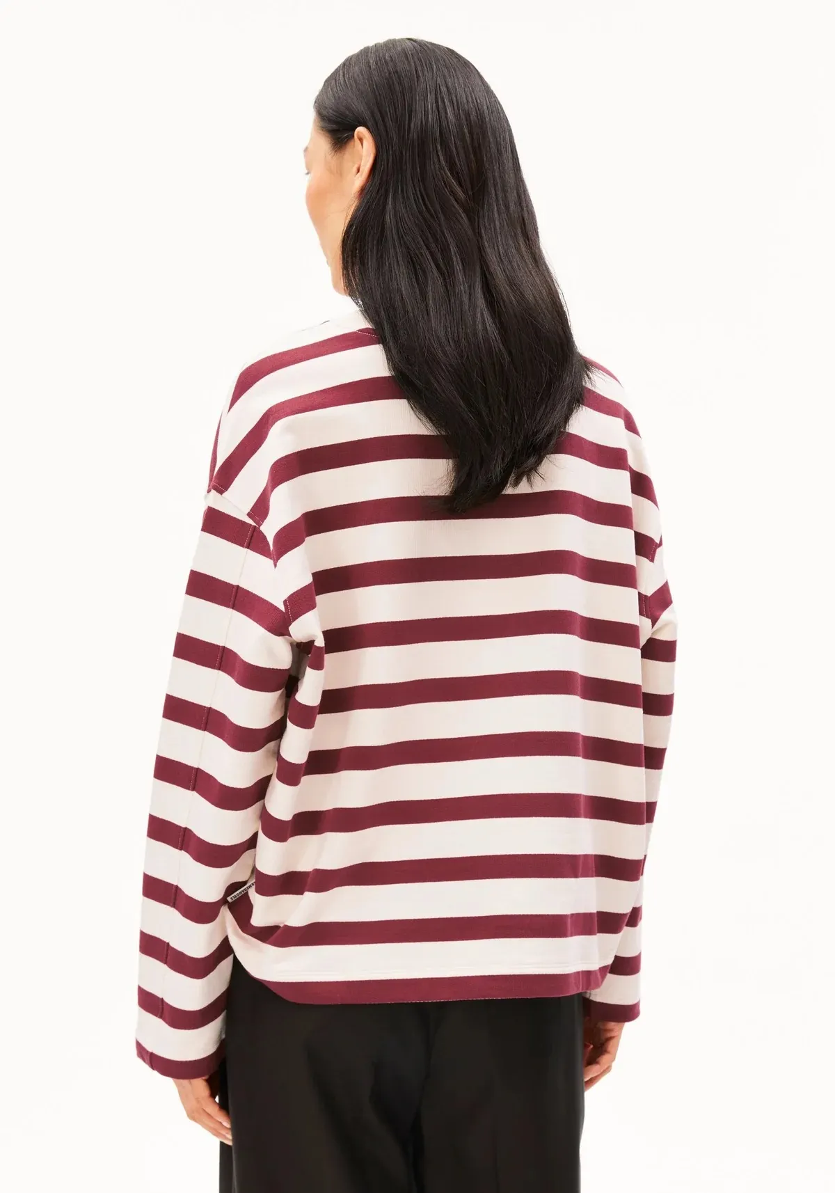 ICONIC Ã… FRANKAA BOLD SWEAT - Donkerrood - Afbeelding 2