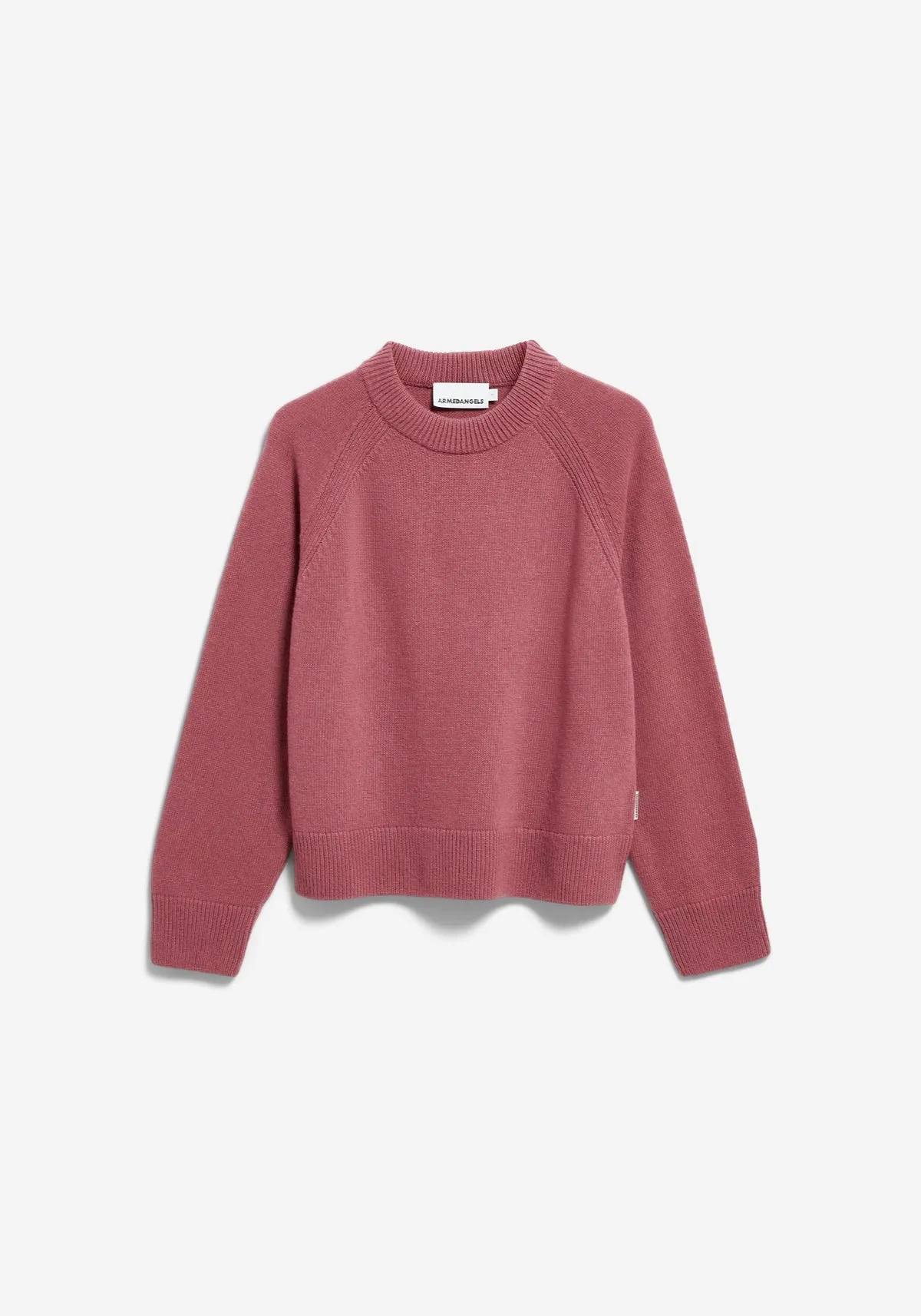 WOOL KNIT SWEATER - Oud Roze - Afbeelding 4