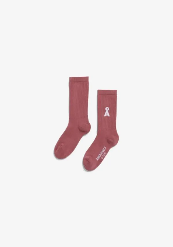 SAAMUS BOLD SOCKS W - Oud Roze