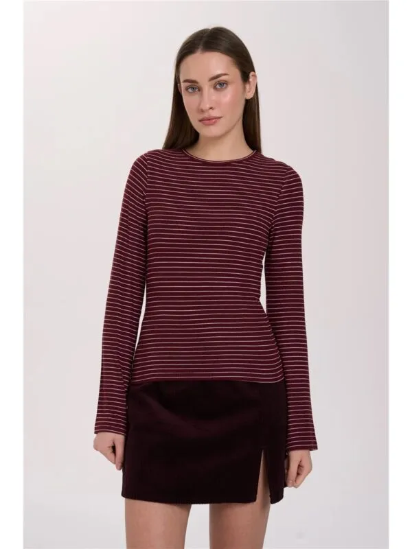 Shirt - bordeaux rood