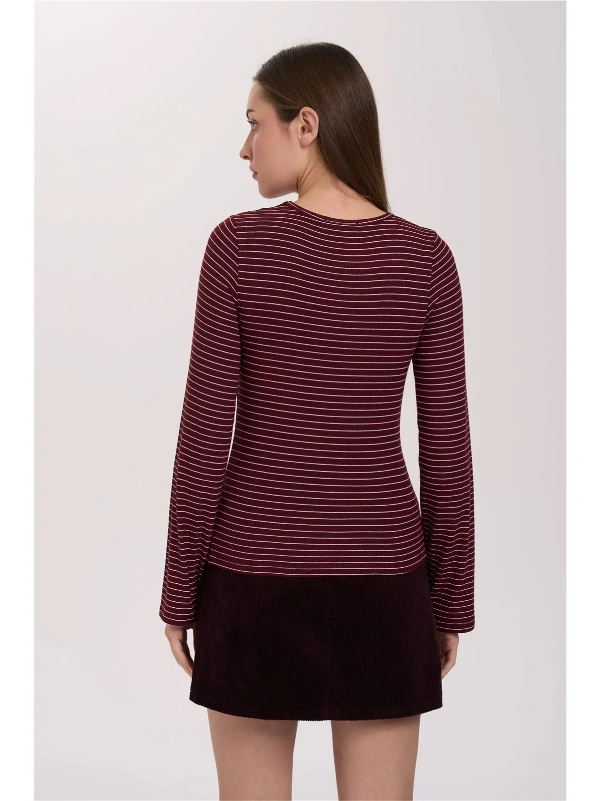Shirt - bordeaux rood - Afbeelding 3