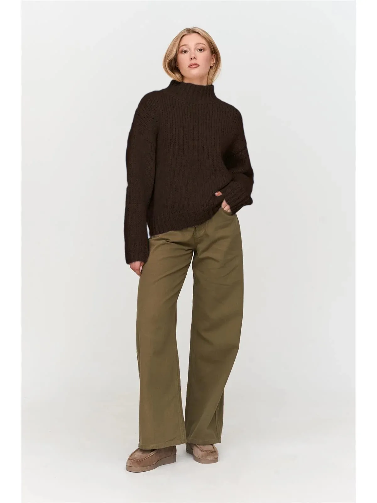 Pullover - Bruin - Afbeelding 3